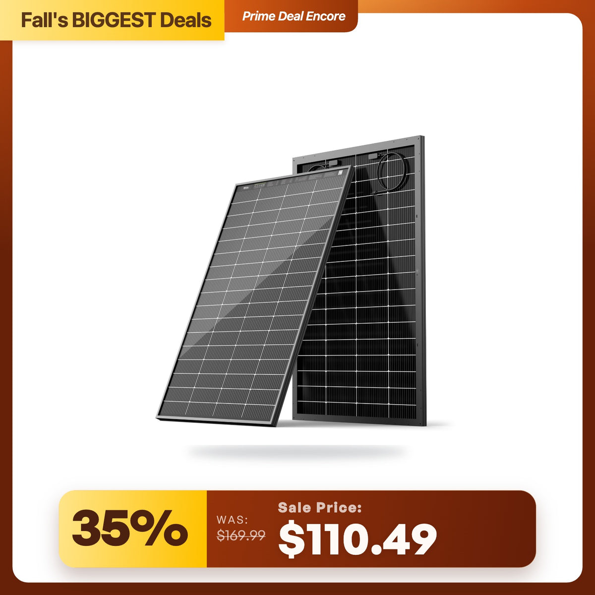 HQST Bifacial 200W Compact N-Type Solar Panel | 25.4% Efficiency, 13% Smaller
