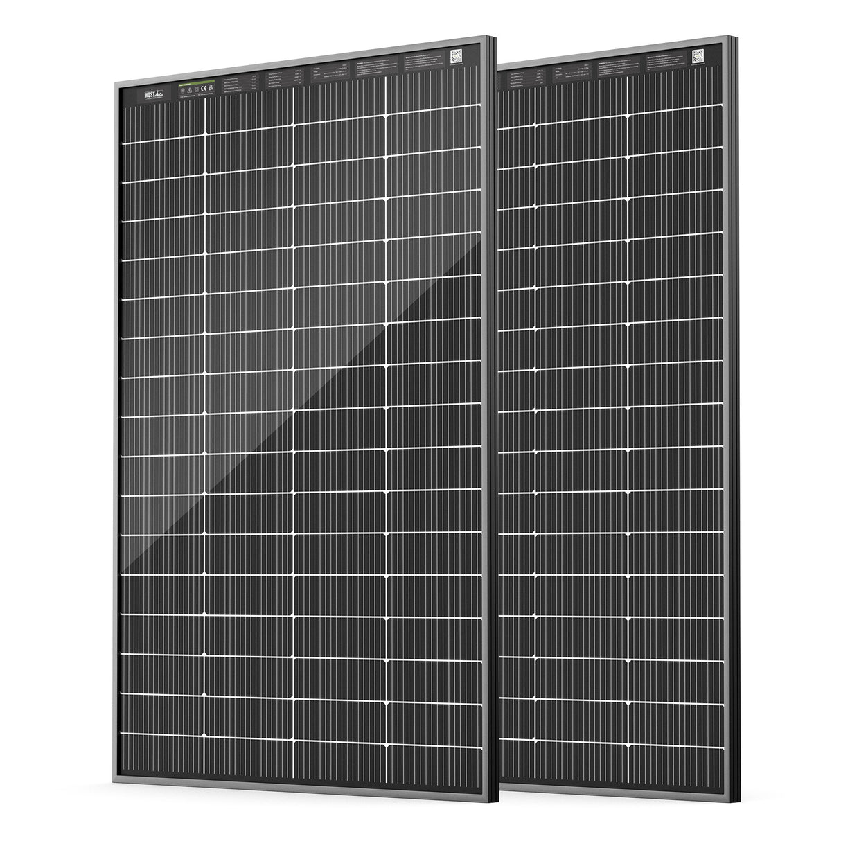HQST Bifacial 200W Compact N-Type Solar Panel | 25.4% Efficiency, 13% Smaller