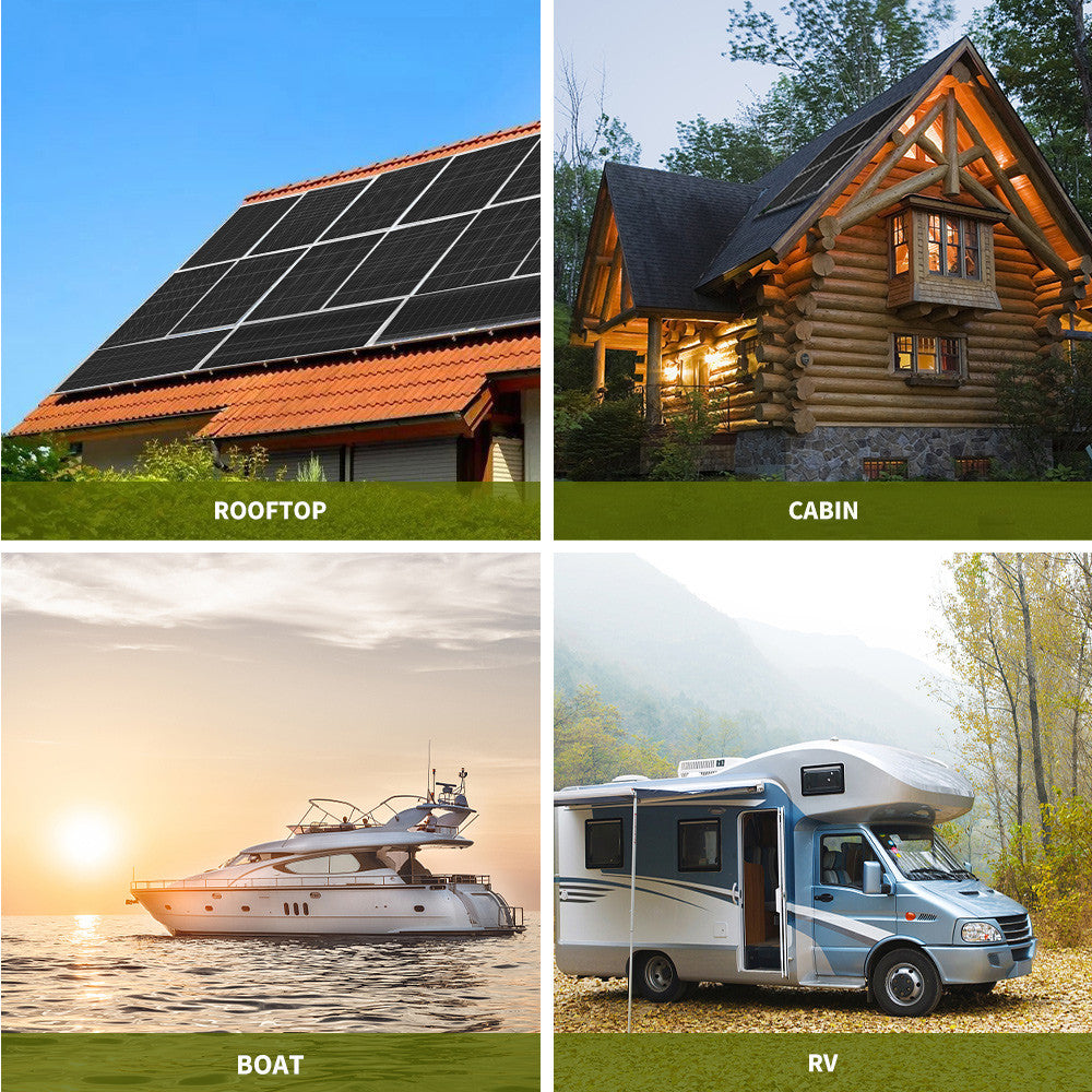 HQST 100 Watt Polycrystalline 12V Solar Panel (New)