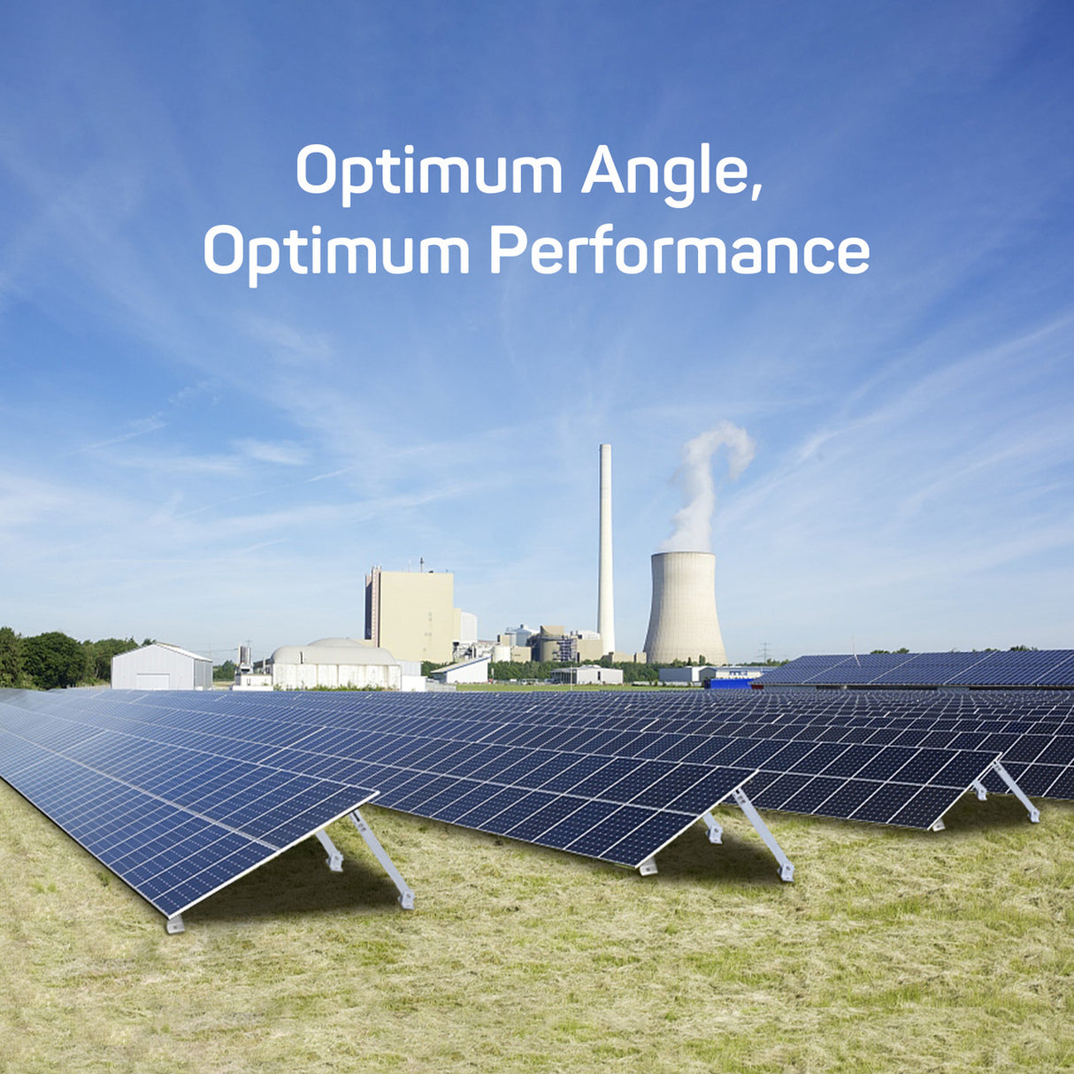 HQST Adjustable Solar Panel Tilt Mounting Brackets, Support Up to 200 Watt Panels, for Flat Roofs, RVs, Cabin, Camping, Off Grid System