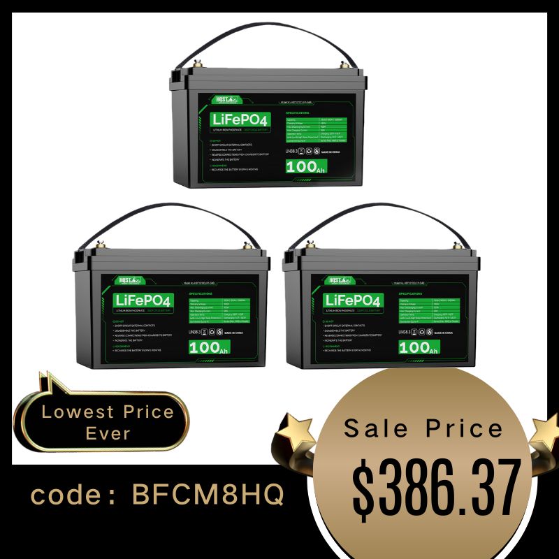 12V 100Ah LiFePO4 Lithium Iron Phosphate Battery
