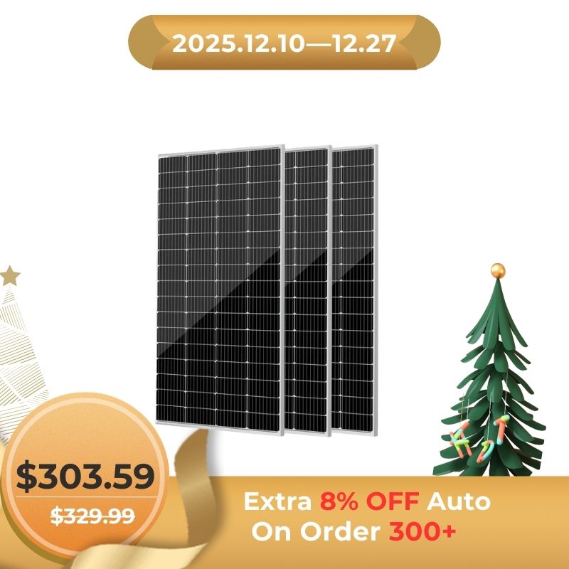 200W 9BB Monocrystalline Solar Panel
