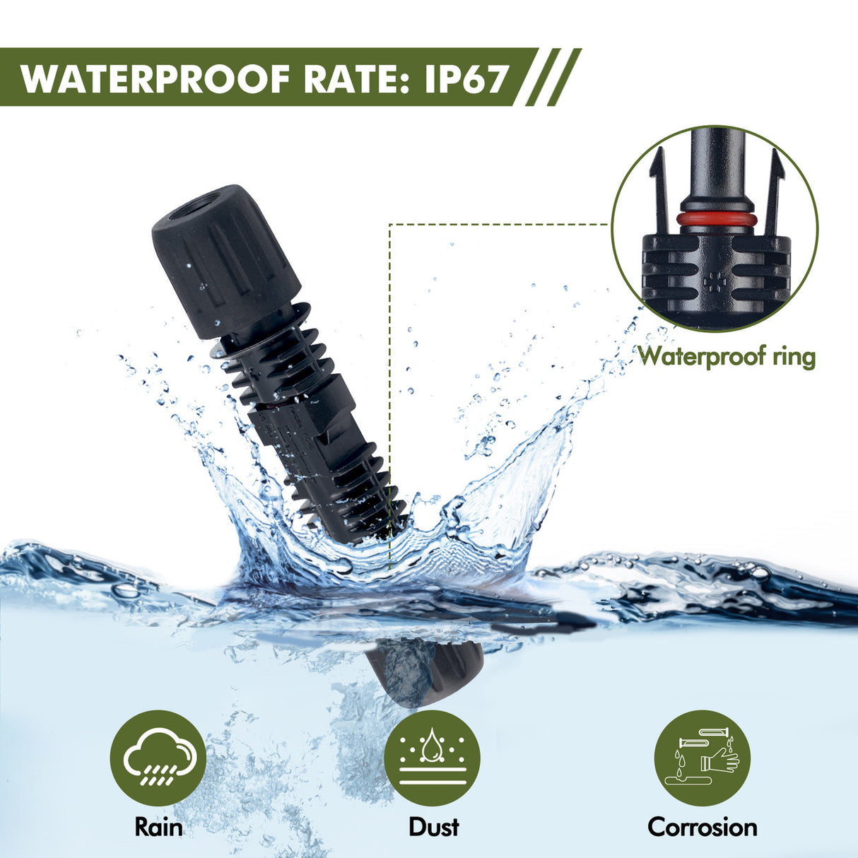 Solar Connectors for Solar Panels Male & Female