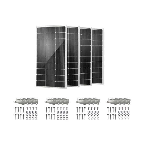 HQST 100W 12V 9BB Monocrystalline Solar Panel