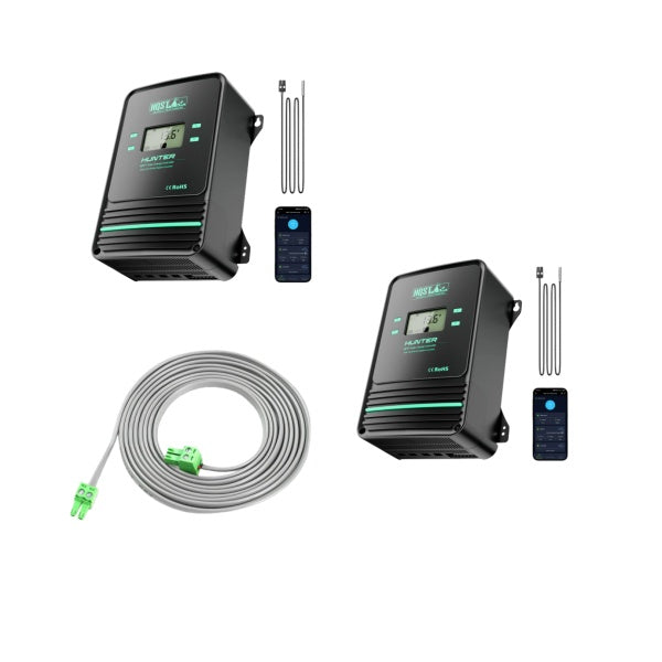 100A MPPT Solar Charge Controller with Smart APP Control, LiFePO4 Battery Low Temp Protection, and Parallel Charging