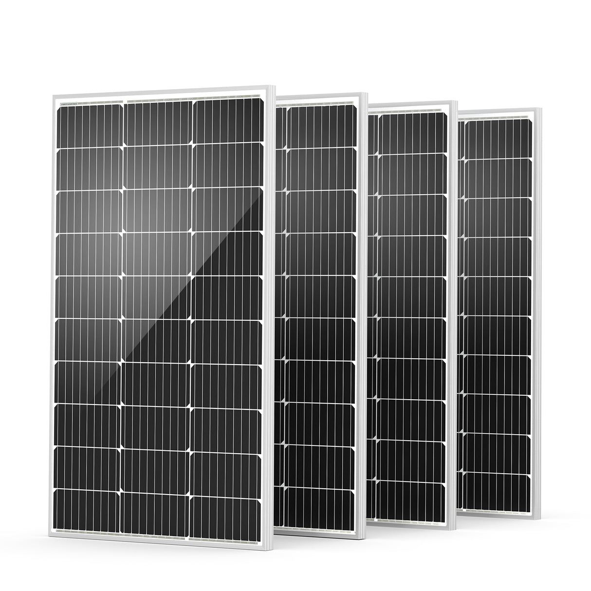 HQST 100 Watt 12 Volt 9BB Monocrystalline Solar Panel