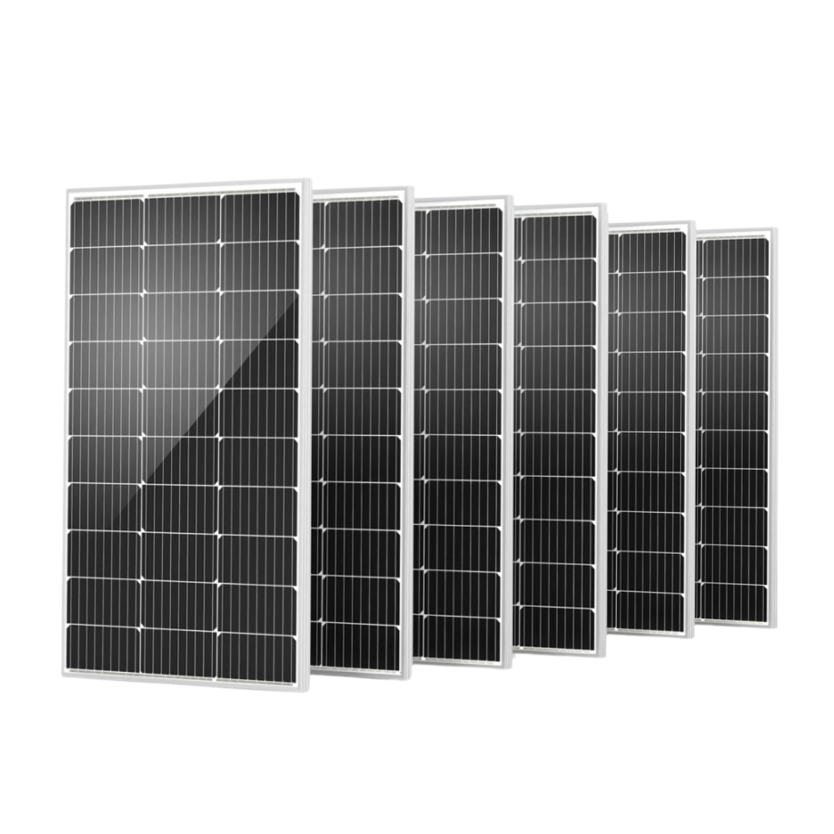 HQST 100W/200W/400W/600W 12V 9BB Monocrystalline Solar Panel