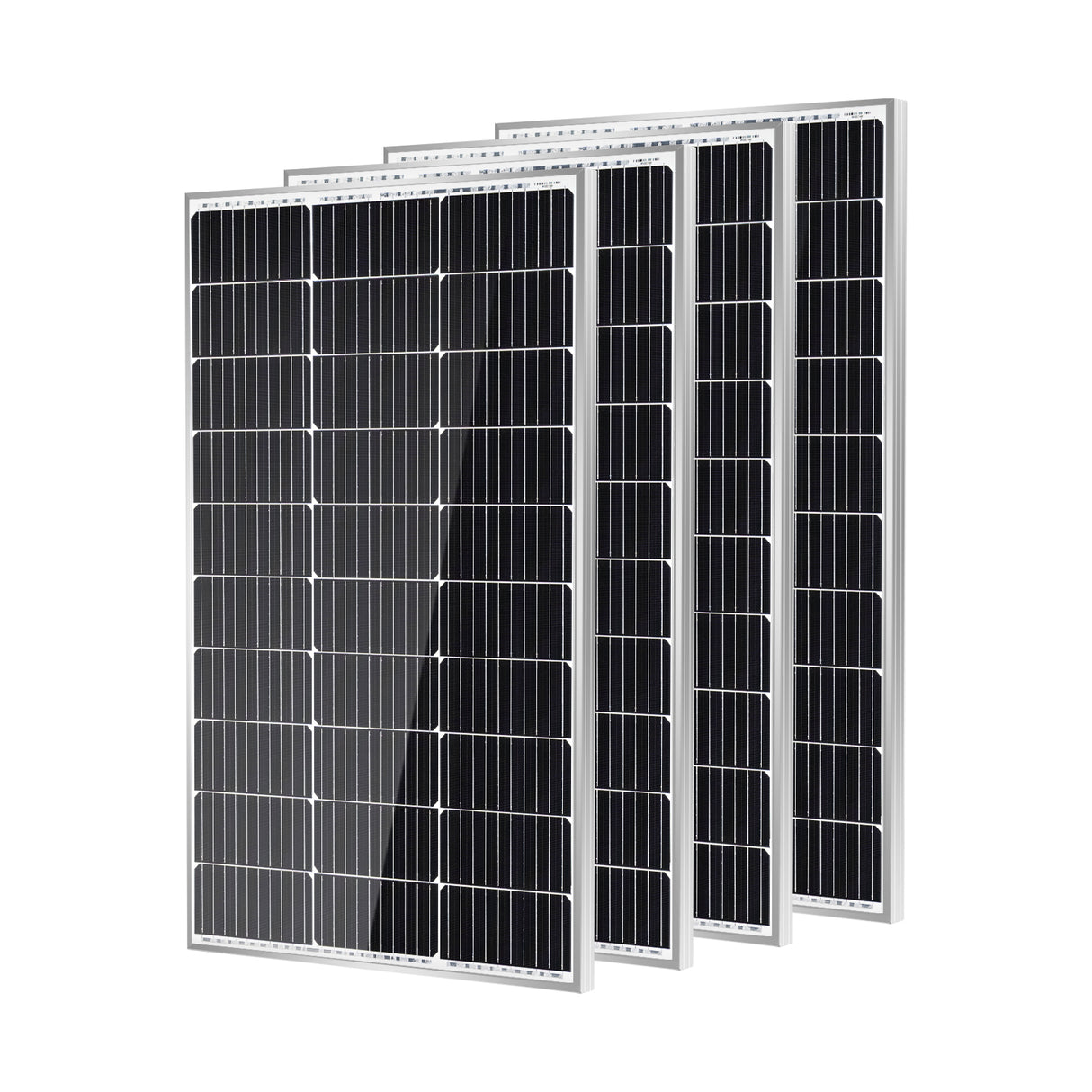 Traver Force 100 Watt 12 Volt 10BB Cell Monocrystalline Solar Panel