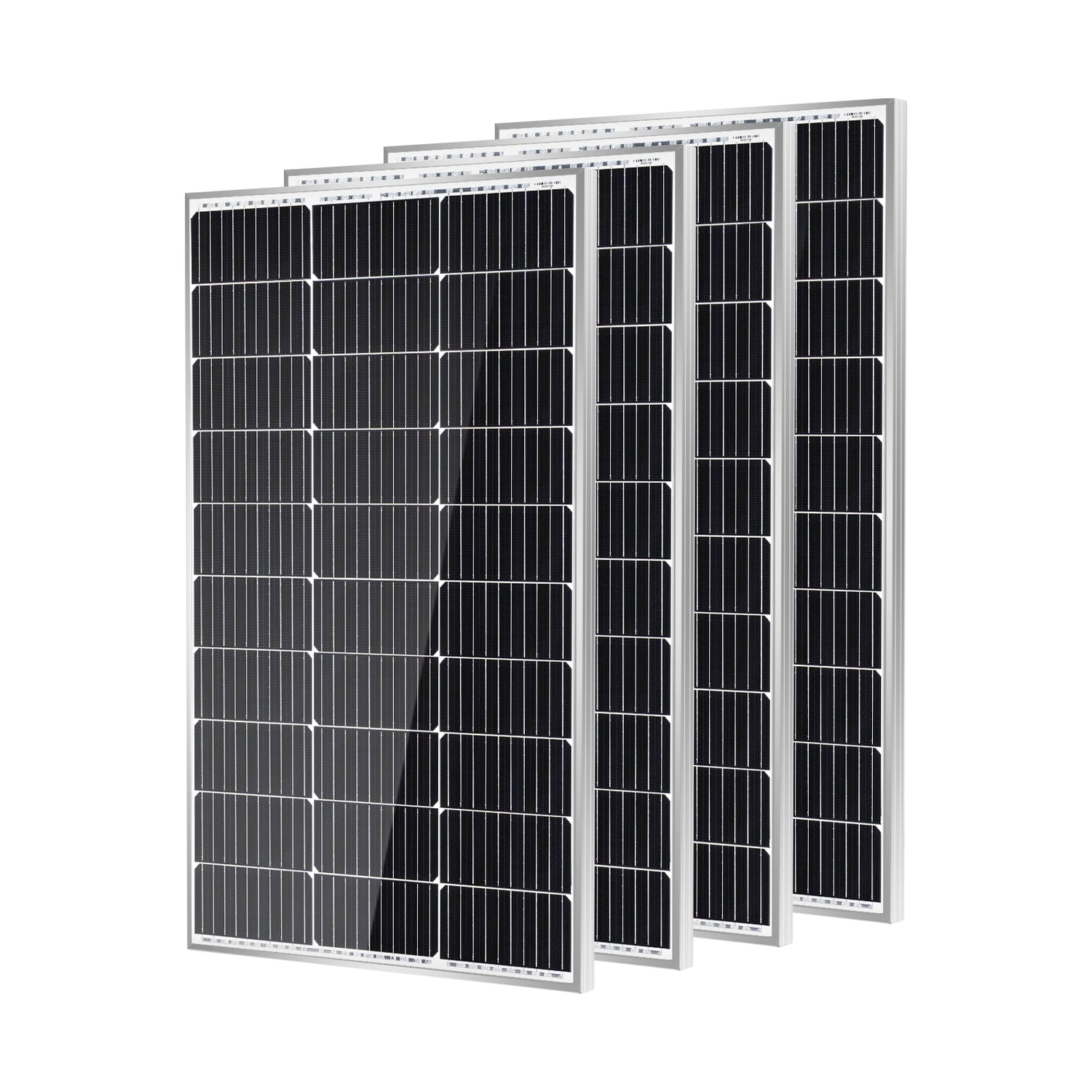 Traver Force 100 Watt 12 Volt 10BB Cell Monocrystalline Solar Panel