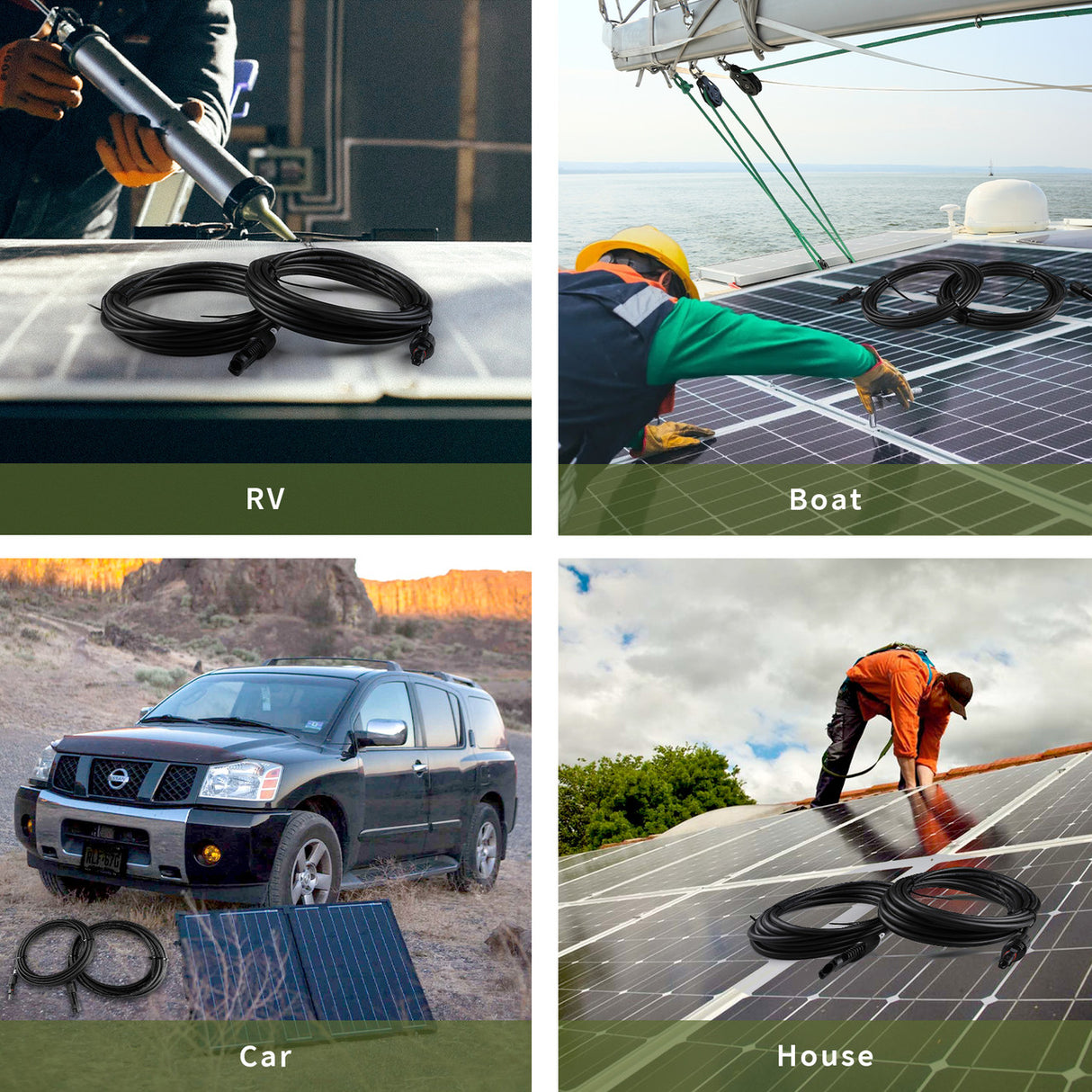 HQST Solar Panel to Charge Controller Adaptor Kit