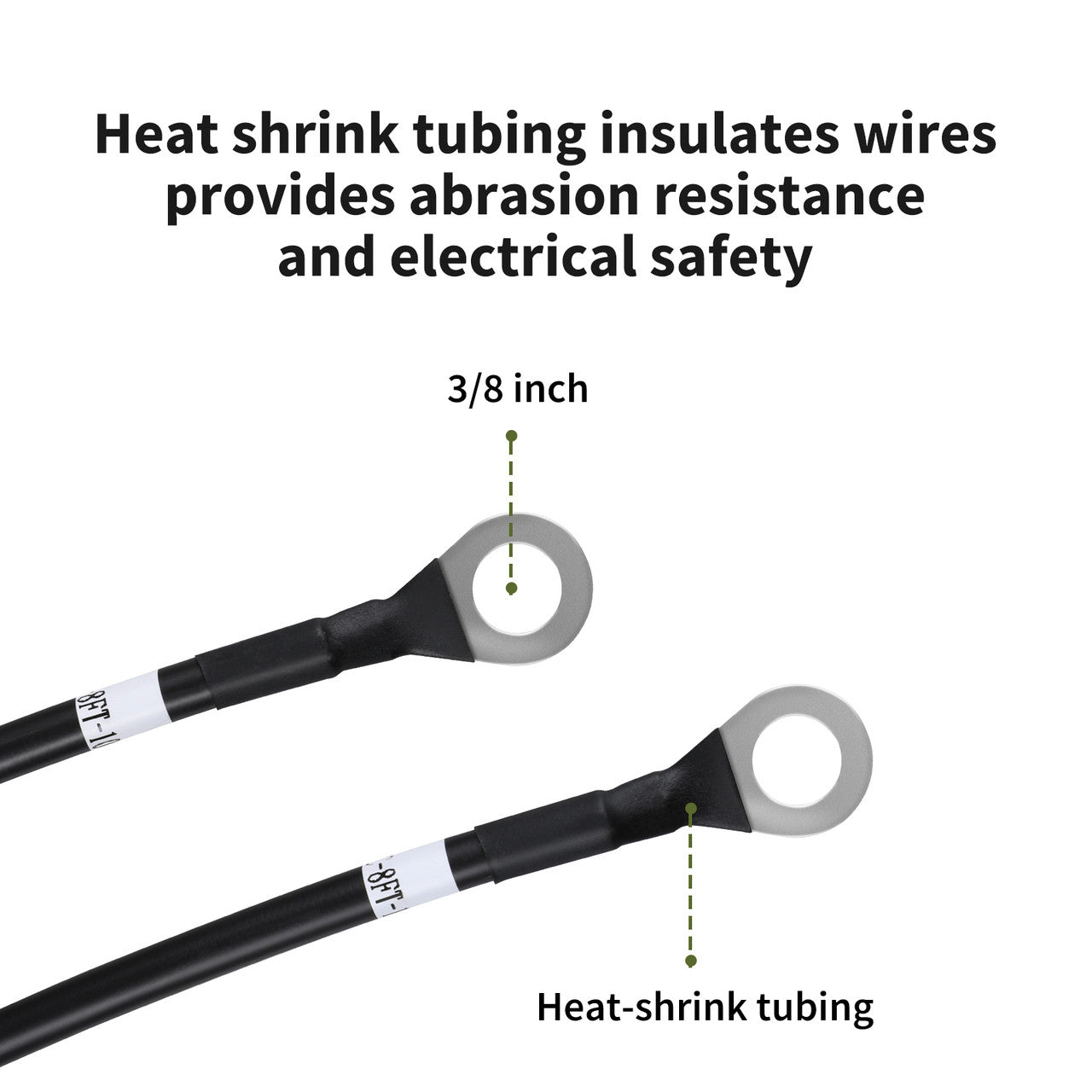 Solar Tray Cables - Connecting Charge Controller and Battery