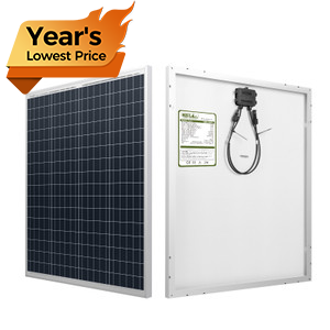 HQST 400 Watt 12Volt Polycrystalline Solar Panel (4 packs 100w)