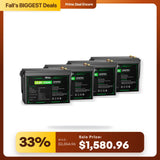 HQST 12V 300Ah Mini LiFePO4 Battery | 4224Wh, 200A BMS