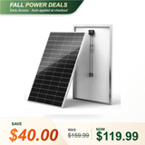 HQST 200W N-Type Solar Panel | 13% Smaller, 14.5% Lighter