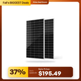 HQST 200W N-Type Solar Panel | 13% Smaller, 14.5% Lighter
