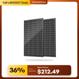 HQST Bifacial 200W Compact N-Type Solar Panel | 25.4% Efficiency, 13% Smaller