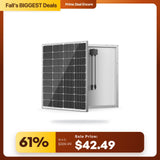 HQST 100W 12V 9BB Monocrystalline Solar Panel
