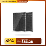 HQST 100W 12V 9BB Monocrystalline Solar Panel