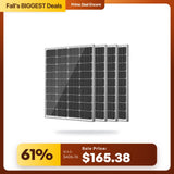 HQST 100W 12V 9BB Monocrystalline Solar Panel