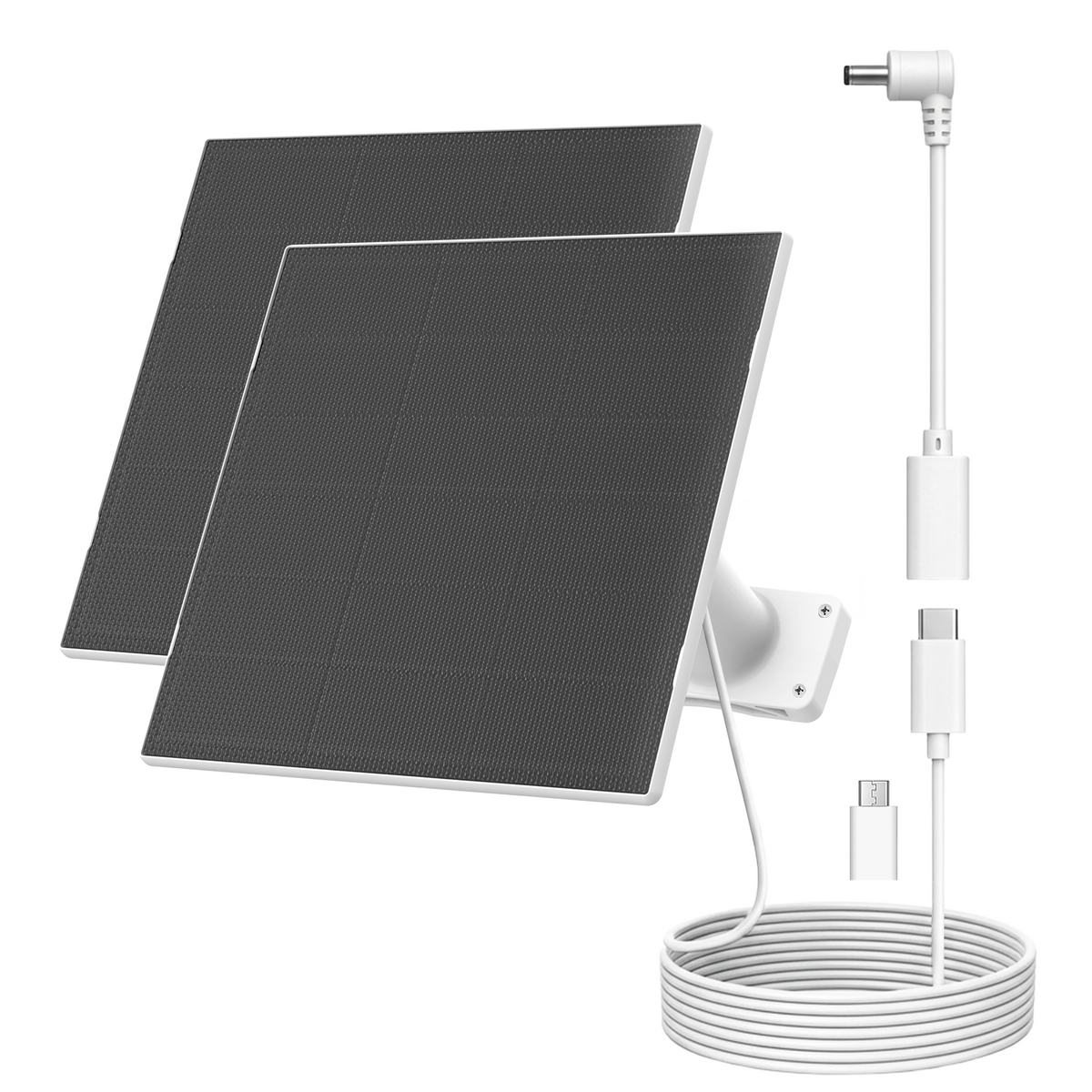 HQST 5W Solar Panel for Ring Stick Up & Spotlight Cam