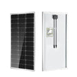 HQST 100W 12V 9BB Cell Monocrystalline Solar Panel, 21.5% High Efficiency Module, Waterproof for RVs Motorhomes Cabins Marine Boat
