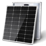 【New Compact Square Size】100 Watt 12 Volt 9BB Cell Monocrystalline Solar Panel