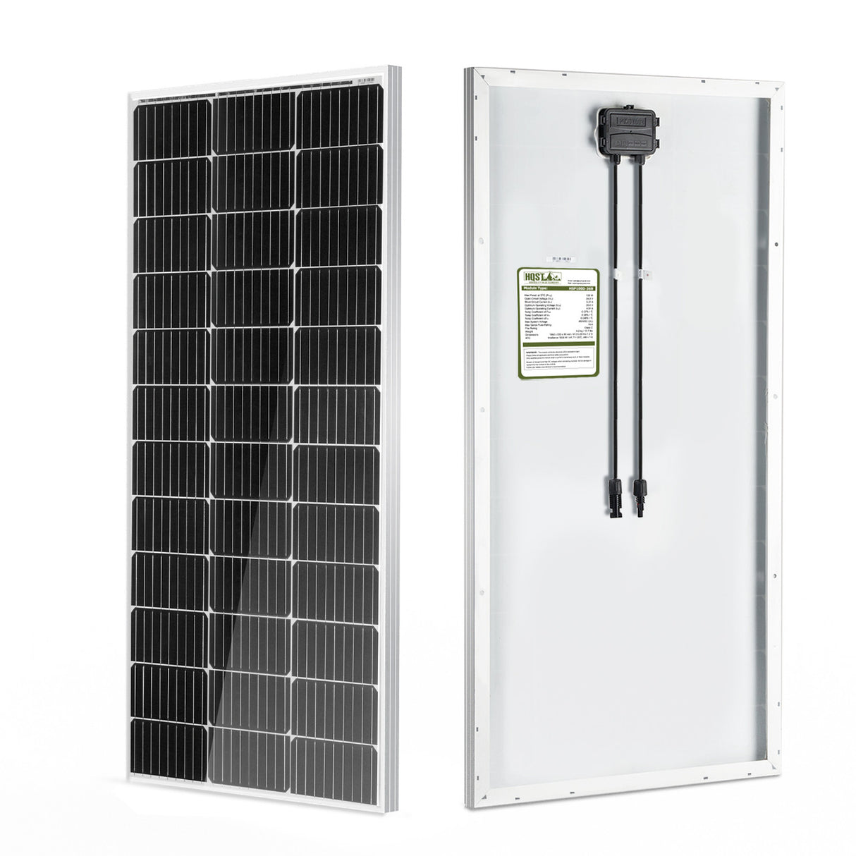 100 Watt 12 Volt 9BB Cell Monocrystalline Solar Panel