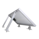 HQST Adjustable Solar Panel Tilt Mounting Brackets, Support Up to 200 Watt Panels, for Flat Roofs, RVs, Cabin, Camping, Off Grid System
