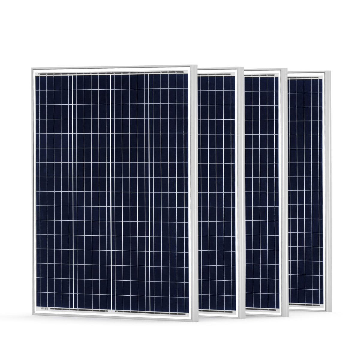 HQST 400 Watt 12Volt Polycrystalline Solar Panel （4 packs 100w)