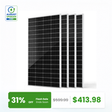 HQST 200W N-Type Solar Panel | 13% Smaller, 14.5% Lighter