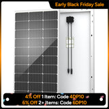 HQST 100 Watt 12 Volt 9BB Monocrystalline Solar Panel