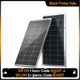 Bifacial 100 Watt 12 Volt 9BB Monocrystalline Solar Panel