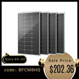Bifacial 100 Watt 12 Volt 9BB Monocrystalline Solar Panel