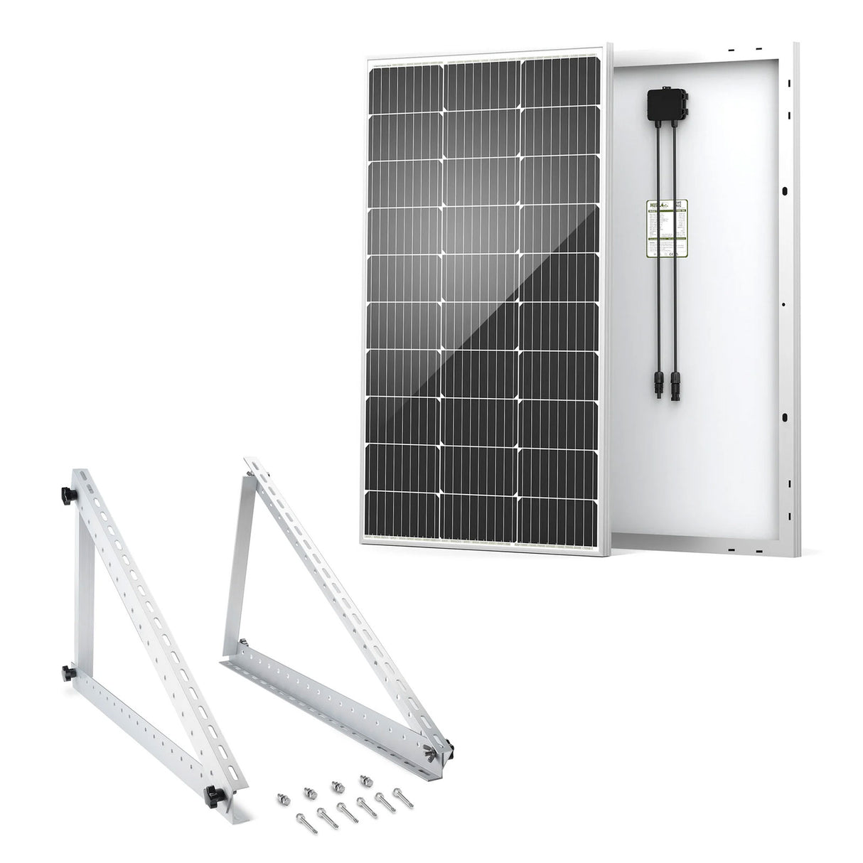 HQST 100 Watt 12 Volt 9BB Monocrystalline Solar Panel