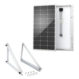 HQST 100 Watt 12 Volt 9BB Monocrystalline Solar Panel