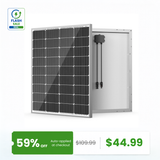 HQST 100W 12V 9BB Monocrystalline Solar Panel