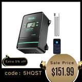 80A MPPT Solar Charge Controller with Smart APP Control, LiFePO4 Battery Low Temp Protection, and Parallel Charging