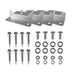 HQST Solar Panel Mounting Z Brackets with Nuts and Bolts -- 4 Sets of RV, Boat, Roof, Wall and other Off Gird Installation