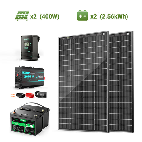 [Pre-Sale | Ships May 29] HQST RV Core Components Kit (400W | 2.56kWh)