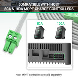 6.6ft Parallel Charge Connection Cable for HQST 80A/100A MPPT Controllers