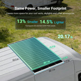 HQST 200W Compact N-Type Solar Panel | 25.4% Efficiency, 14.5% Lighter