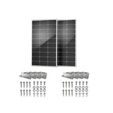 HQST 100W 12V 9BB Monocrystalline Solar Panel