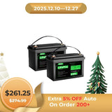HQST 12V 100Ah LiFePO4 Lithium Deep Cycle Battery
