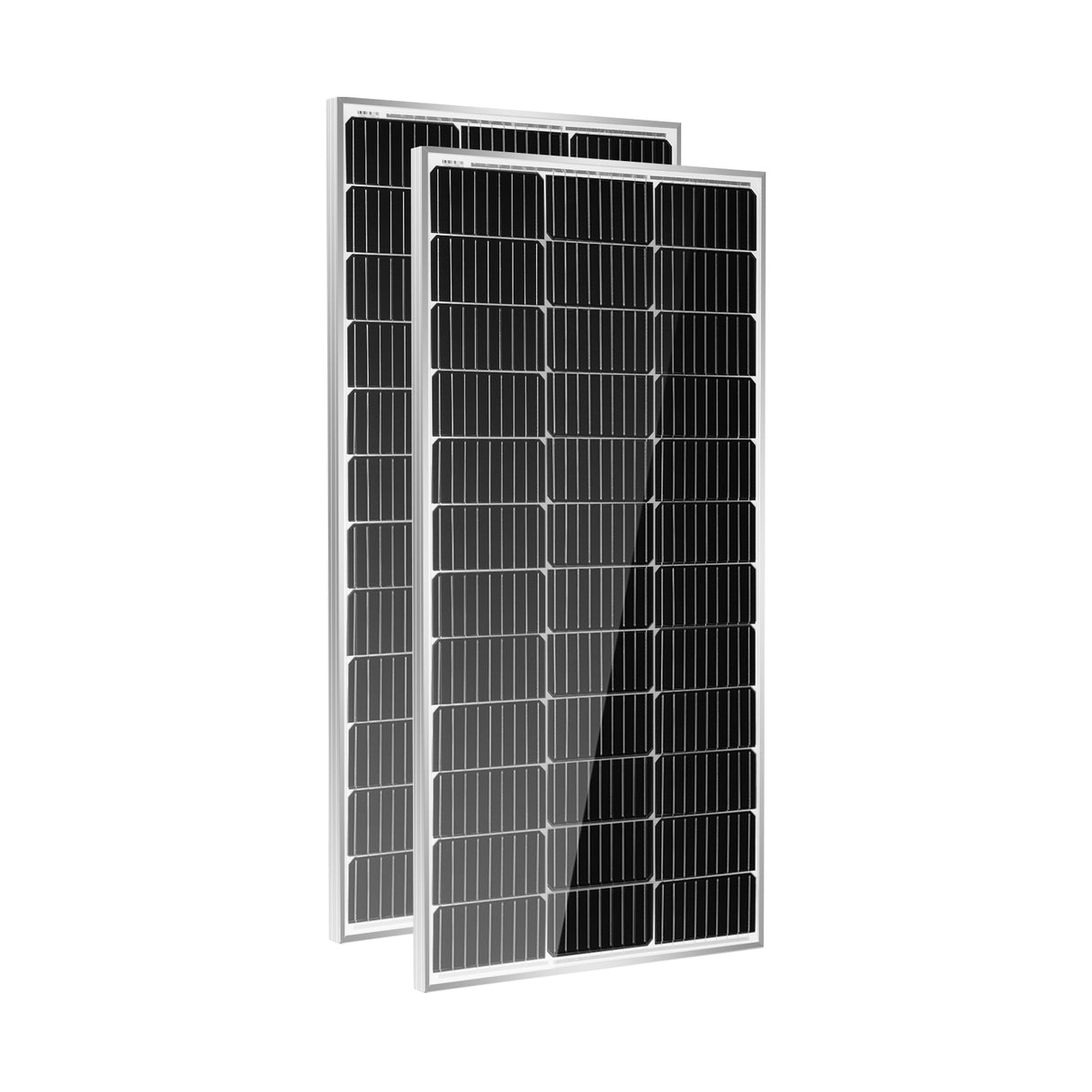 HQST 200W 2 PACKS 100W 12V 9BB Cell Waterproof Monocrystalline Solar Panel