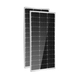 HQST 200W 2 PACKS 100W 12V 9BB Cell Waterproof Monocrystalline Solar Panel
