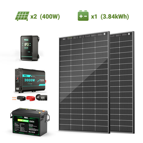 HQST RV Core Components Kit (400W | 3.84kWh)