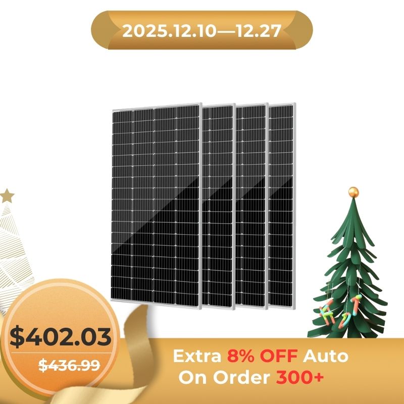 200W 9BB Monocrystalline Solar Panel