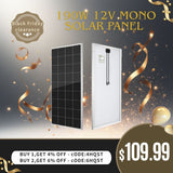 190 Watt 12 Volt Monocrystalline Solar Panel