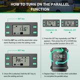 6.6ft Parallel Charge Connection Cable for HQST 80A/100A MPPT Controllers