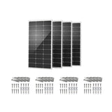 HQST 100W 12V 9BB Monocrystalline Solar Panel